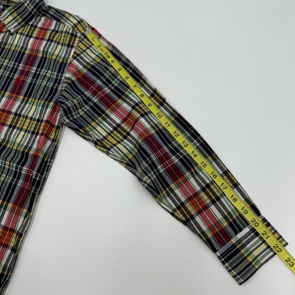 Ralph Lauren Boy’s Red and Green Casual Cotton Button Down Shirt Large - Picture 13 of 13